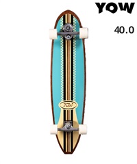 YOW ヤウ サーフ スケートボード コンプリート 40.0inch WAIKIKI SURFSKATE 25 ムラサキスポーツ(BL/BR-40inch)