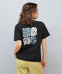 Ungrid アングリッド 水着 レディース ラッシュガード 半袖 Tシャツ バックプリント 水陸両用 UVカット 250201(BK-M)