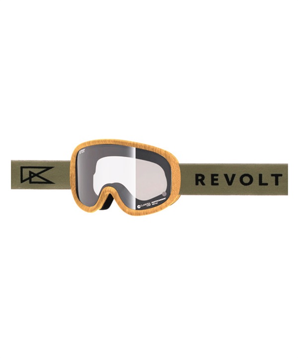 REVOLT リボルト SUPER LIGHT FRAME YAMABUKI WD 調光 スノーボード ゴーグル ユニセックス 25-26モデル MM J30 【2526】