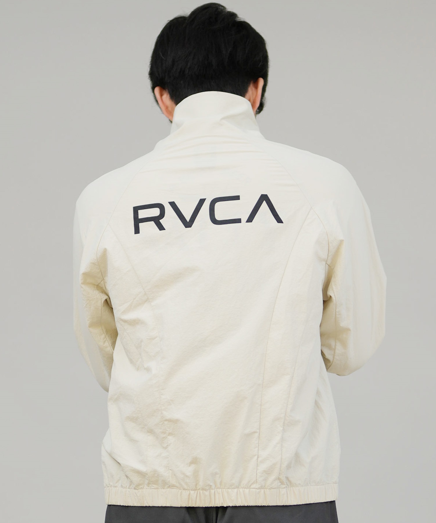 RVCA ルーカ ナイロン ジャケット メンズ シンプル ロゴ MIL NYLON JACKET BF042-755(SLB-M)
