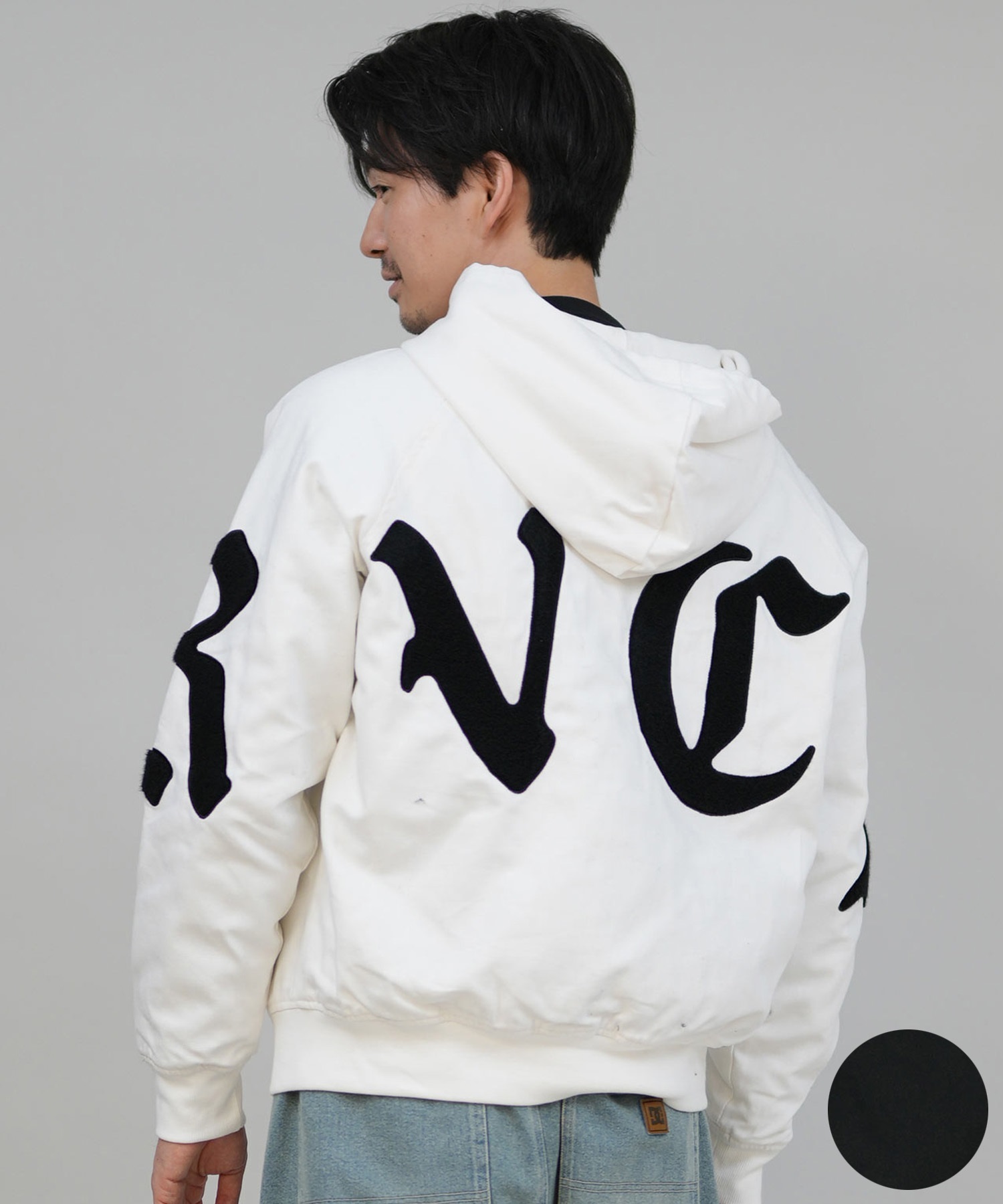 RVCA ルーカ ジャケット メンズ シンプル バックプリント ロゴ