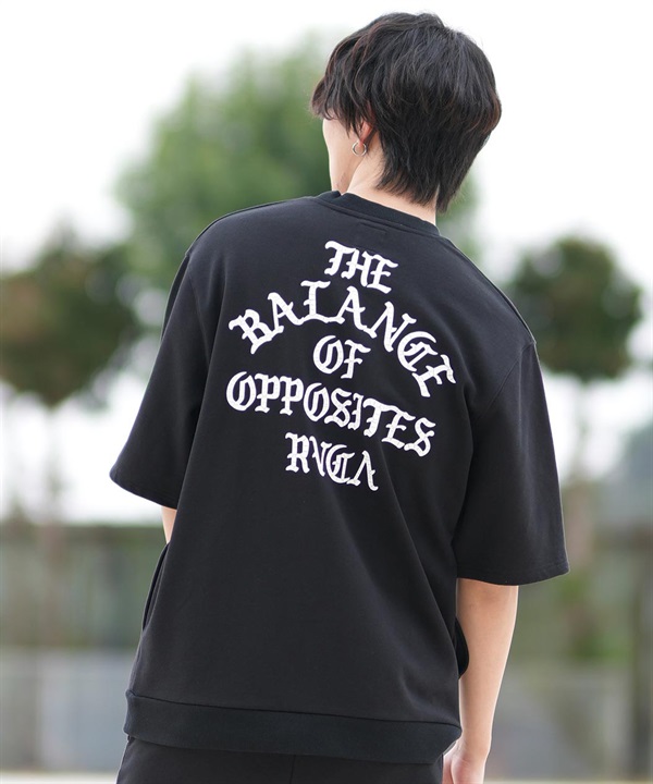 RVCA ルーカ メンズ 半袖 Tシャツ 半袖スウェットTシャツ バックプリント BF041-007