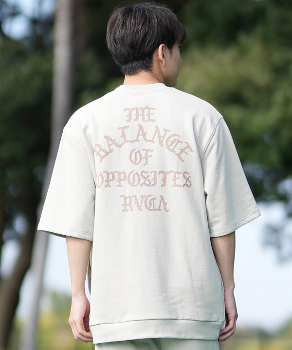 RVCA ルーカ メンズ 半袖 Tシャツ 半袖スウェットTシャツ バックプリント BF041-007