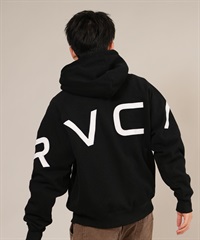RVCA ルーカ ジップアップ パーカー メンズ ロゴ ARCH BACK SIDE ZIP