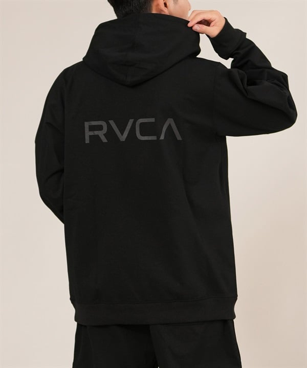 RVCA ルーカ プルオーバー パーカー メンズ スウェット フーディー ロゴ バックプリント 裏毛 セットアップ対応 BF042-P03