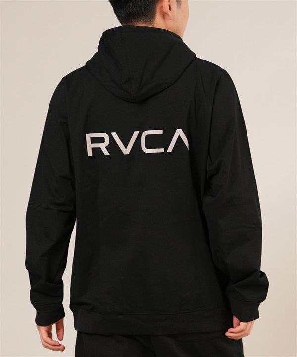 RVCA ルーカ プルオーバー パーカー メンズ スウェット フーディー ロゴ バックプリント 裏毛 セットアップ対応 BF042-P03