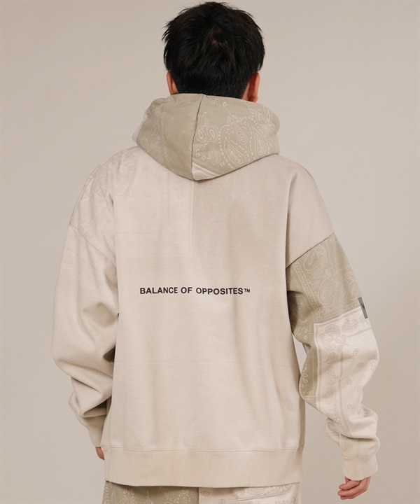 RVCA ルーカ プルオーバー パーカー メンズ バックプリント ロゴ 裏起毛 WRWB FADE HD BF042-014