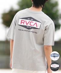 RVCA ルーカ 半袖 Tシャツ メンズ バックプリント BF041-252(WHT-S)