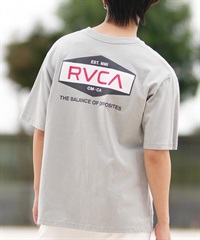 RVCA ルーカ 半袖 Tシャツ メンズ バックプリント BF041-252(MGE-S)