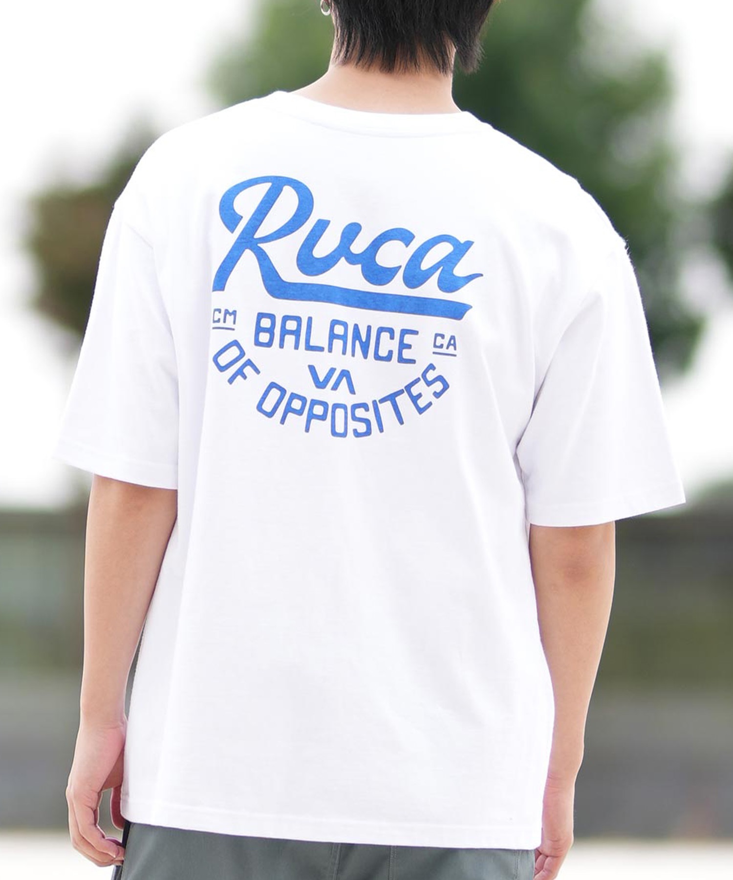 RVCA ルーカ 半袖 Tシャツ メンズ バックプリント BF041-254 ショート