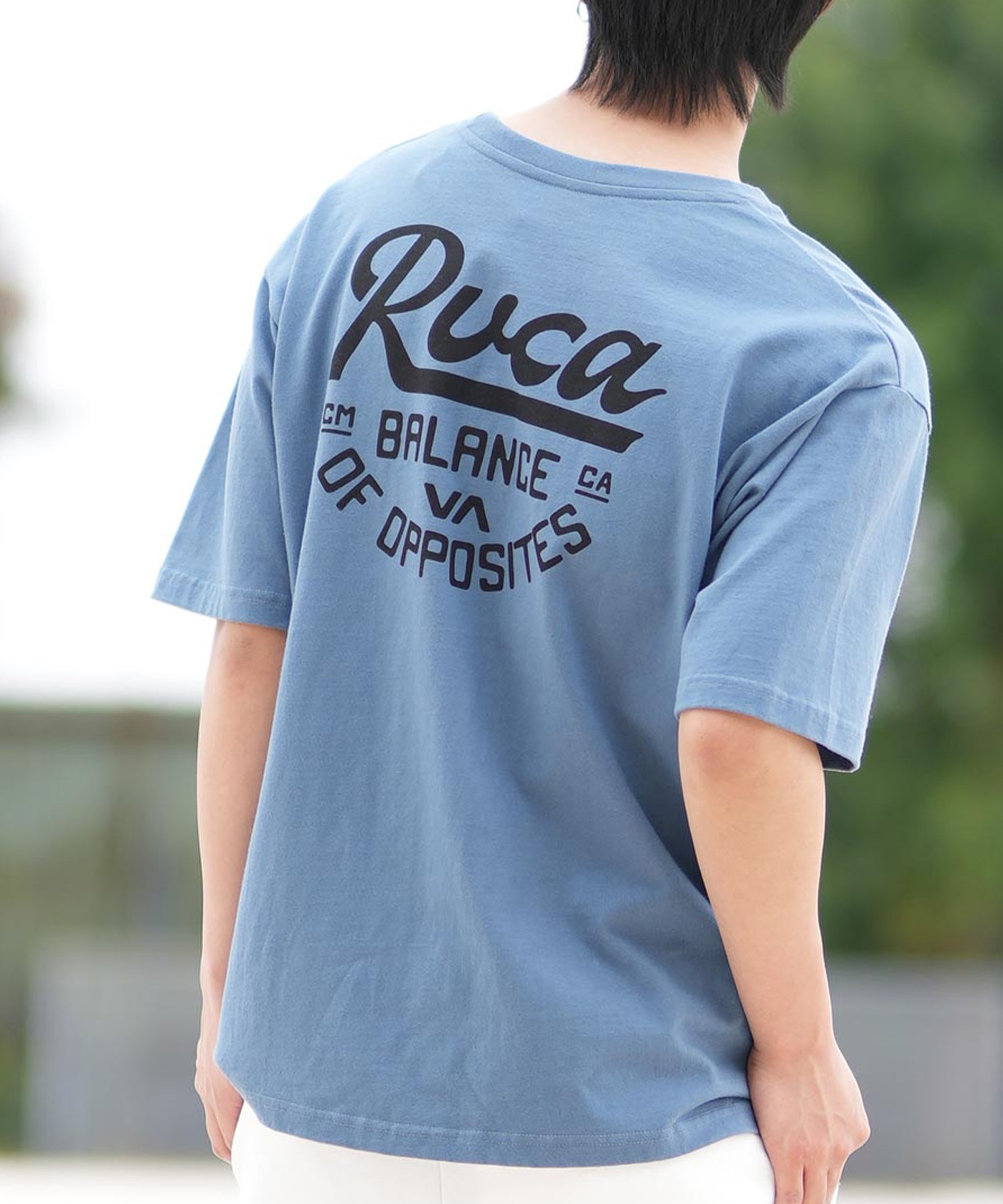RVCA ルーカ 半袖 Tシャツ メンズ バックプリント BF041-254 ショート