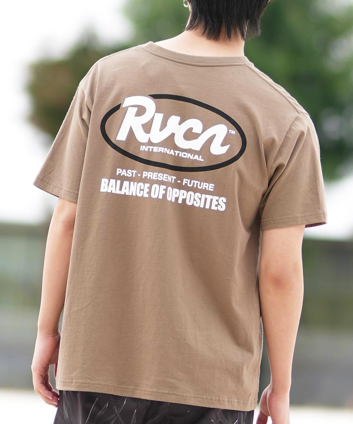 RVCA ルーカ 半袖 Tシャツ メンズ バックプリント RANCH SCRIPT SS BF041-256(GDK-S)