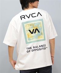 RVCA ルーカ 半袖 Tシャツ メンズ バックプリント オーバーサイズ ボックスロゴ BOX SS BF04A-200