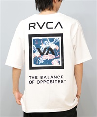 RVCA ルーカ 半袖 Tシャツ メンズ バックプリント オーバーサイズ ボックスロゴ BOX SS BF04A-200