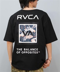 RVCA ルーカ 半袖 Tシャツ メンズ バックプリント オーバーサイズ ボックスロゴ BOX SS BF04A-200