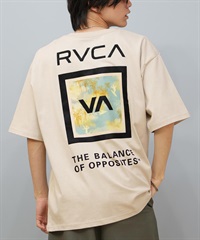 RVCA ルーカ 半袖 Tシャツ メンズ バックプリント オーバーサイズ ボックスロゴ BOX SS BF04A-200