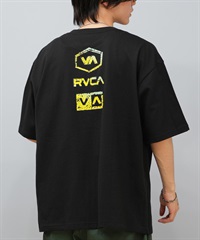 RVCA ルーカ 半袖 Tシャツ メンズ バックプリント オーバーサイズ ロゴ STONE WASH SS BF04A-203
