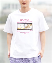 RVCA ルーカ 半袖 Tシャツ メンズ フロントプリント ロゴ CONACT SS BF04A-207