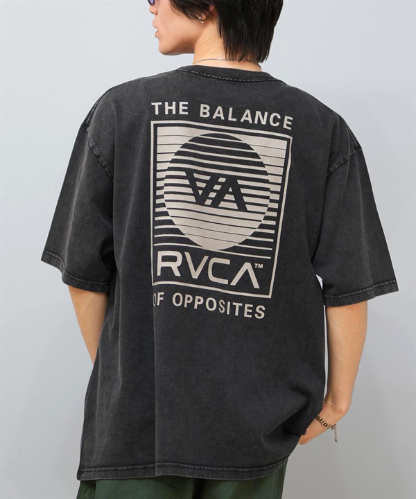 RVCA ルーカ 半袖 Tシャツ メンズ バックプリント オーバーサイズ ロゴ BLINDER BOX SS BF04A-214
