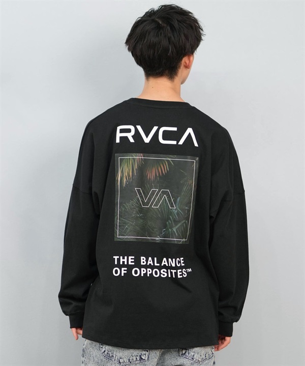 RVCA ルーカ 長袖 Tシャツ メンズ バックプリント ボックスロゴ オーバーサイズ ユニセックス BF041-153