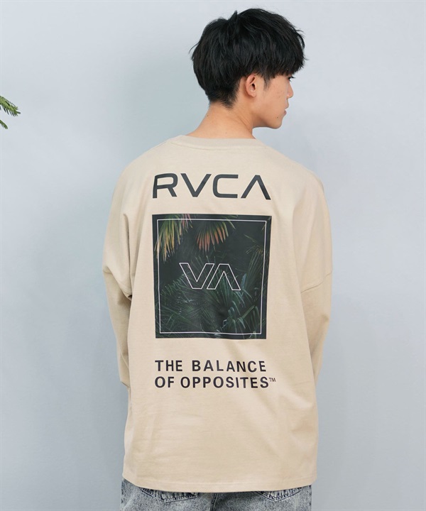 RVCA ルーカ 長袖 Tシャツ メンズ バックプリント ボックスロゴ オーバーサイズ ユニセックス BF041-153