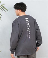 RVCA ルーカ 長袖 Tシャツ メンズ バックプリント ユニセックス ムラサキスポーツ限定 BF041-159(KSD0-S)
