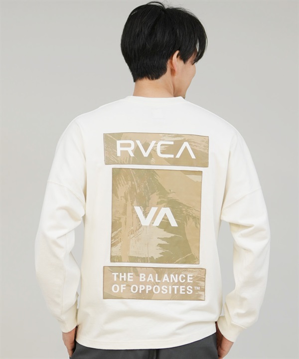 RVCA ルーカ 長袖 Tシャツ ロンT メンズ バックプリント 3BOX LT ロンＴ BF042-052