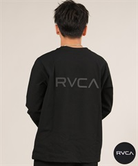 RVCA ルーカ 長袖 Tシャツ ロンT メンズ バックプリント シンプル ロゴ
