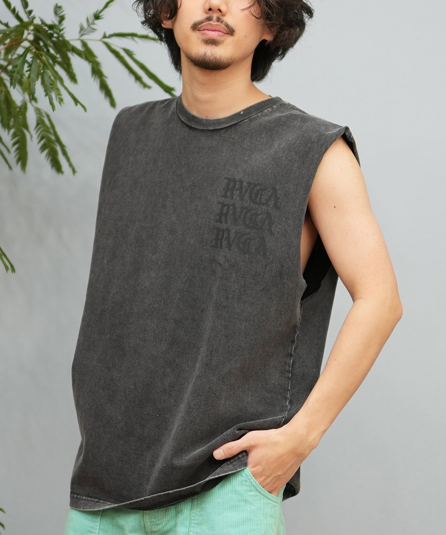 RVCA ルーカ タンクトップ メンズ バックプリント BF041-P35 タンク