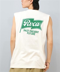 RVCA ルーカ タンクトップ メンズ カットオフ ノースリーブ バックプリント ロゴ ONSHORE TT BF04A-352