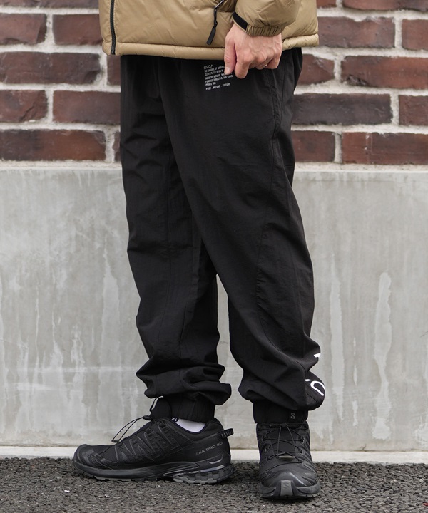 RVCA ルーカ ロングパンツ メンズ ジョガーパンツ 撥水 防風 MIL NYLON PT セットアップ対応 BF042-705