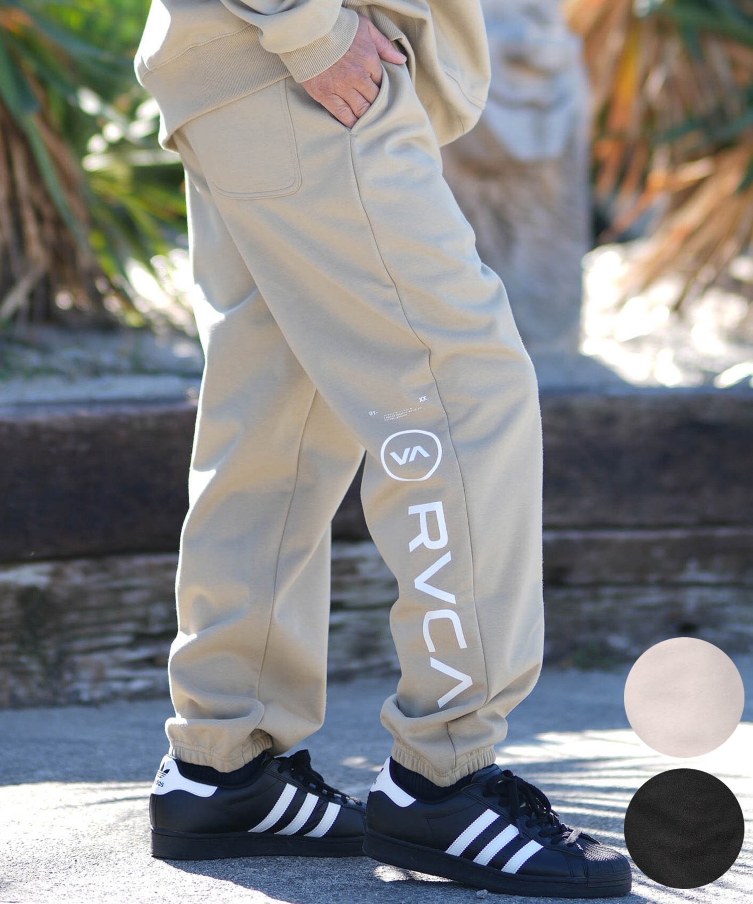 RVCA ルーカ ロングパンツ メンズ スウェット パンツ REFRECTIVE WRWB
