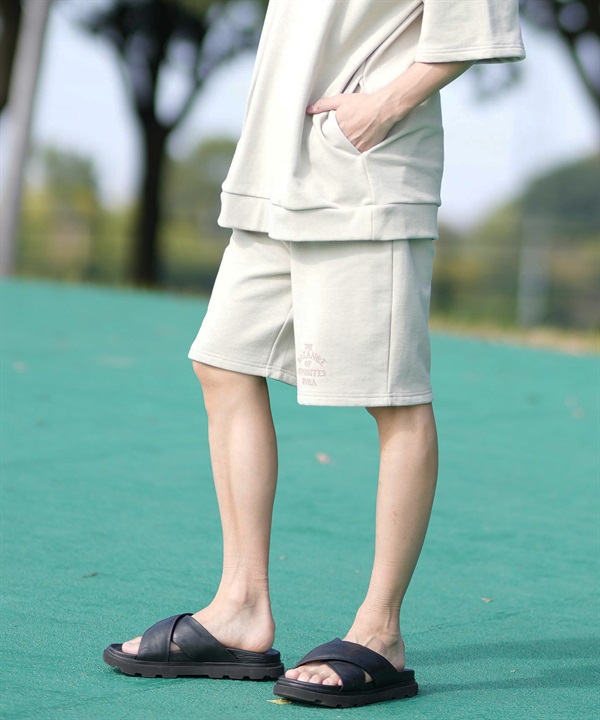 RVCA ルーカ ショートパンツ メンズ スウェットショーツ IRON ON FT WS セットアップ対応 BF041-652