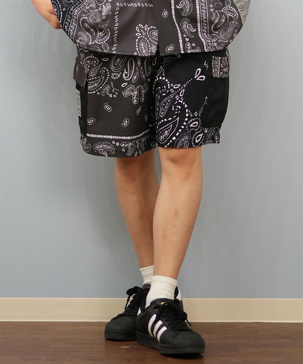 RVCA ルーカ ハーフパンツ ショートパンツ メンズ ペイズリー柄 セットアップ BF04A-P65