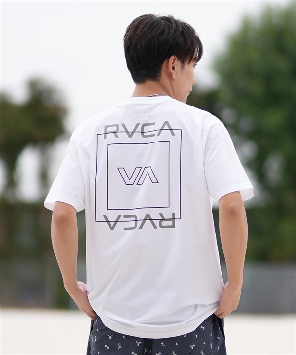 RVCA ルーカ 半袖 Tシャツ メンズ ラッシュガード 水陸両用 ユーティリティー ILL ESCAPE SQUARE SFST BF041-870