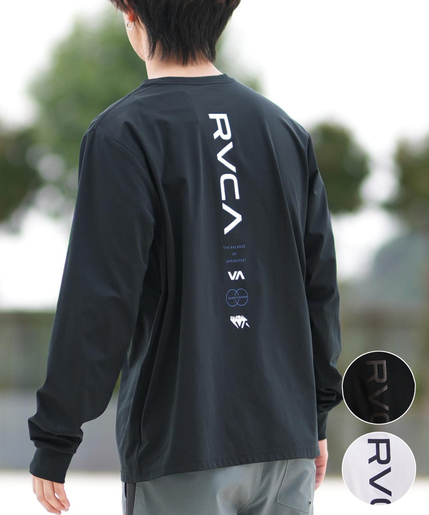RVCA ルーカ 長袖 Tシャツ メンズ ラッシュガード 水陸両用