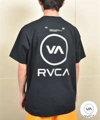 RVCA ルーカ ラッシュガード 半袖 Tシャツ メンズ 水陸両用 ユーティリティー REFLECTIVE BAS SFST BF041-P86(BLK-S)