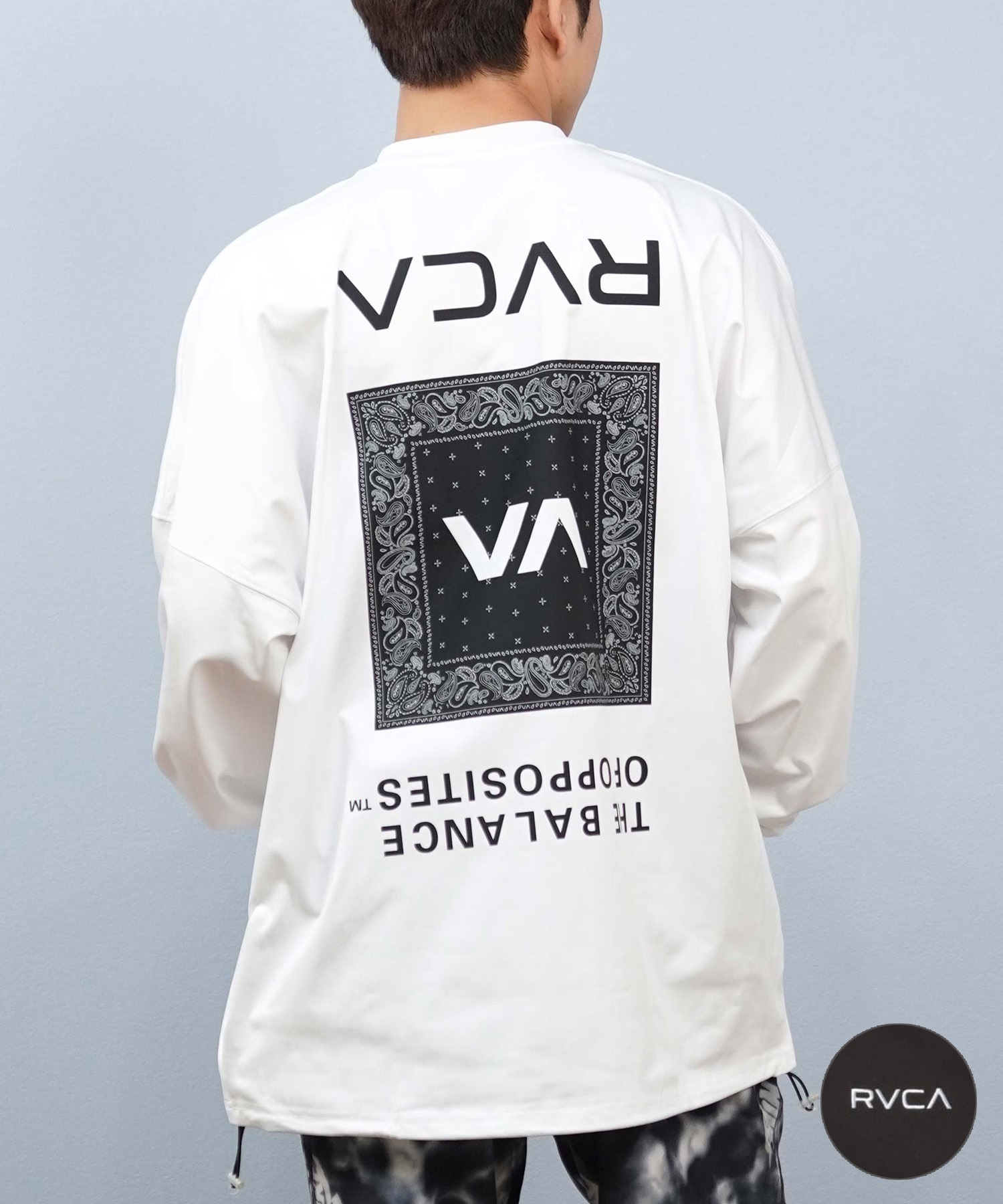 RVCA ルーカ 水着 ラッシュガード 長袖 Tシャツ ロンT メンズ