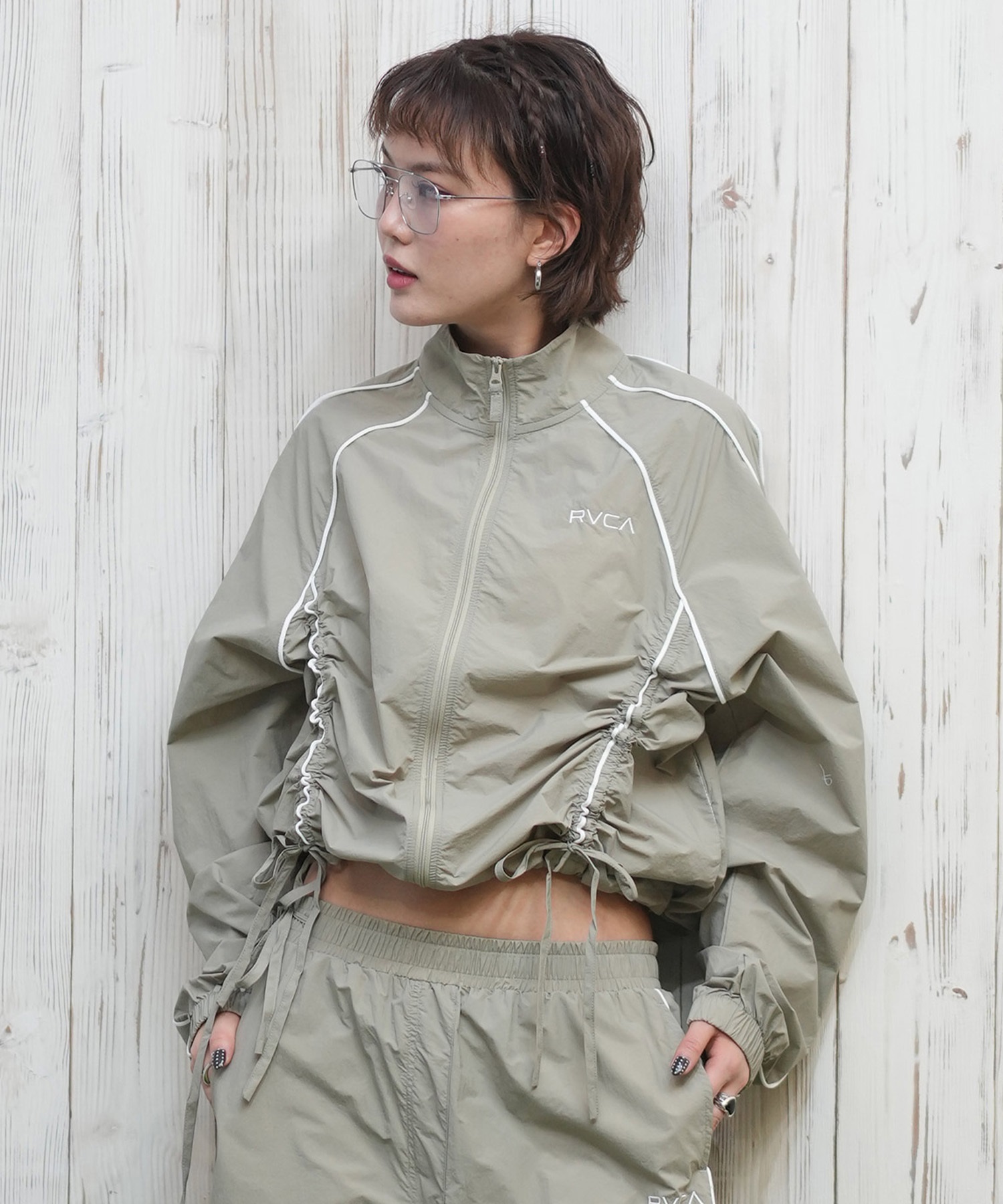 RVCA ルーカ レディース ジャケット トラックジャケット BF043-755(ABS-M)