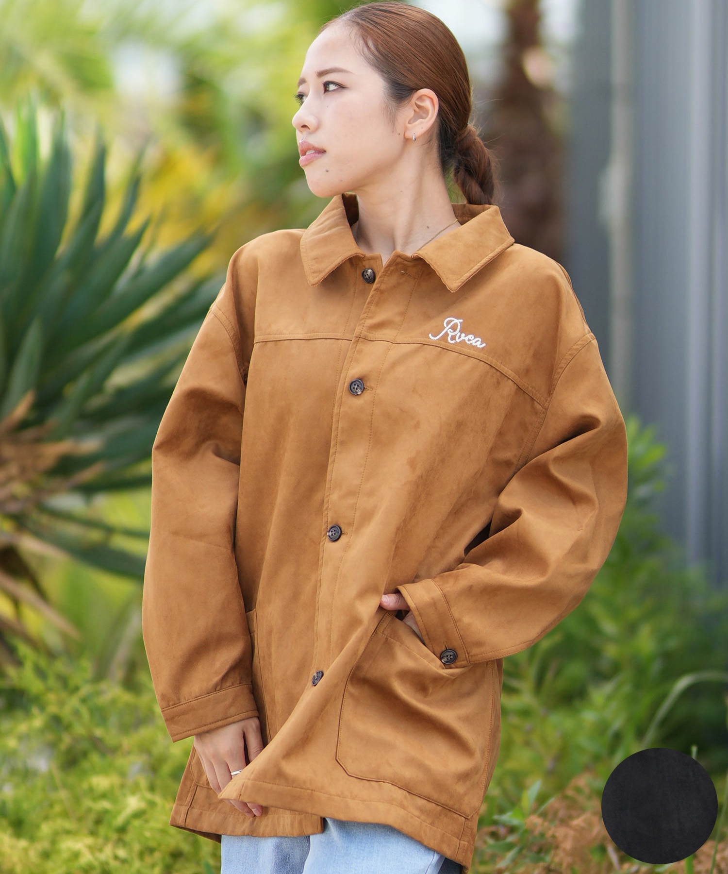 RVCA ルーカ ジャケット レディース シンプル ワンポイント ロゴ DEVON