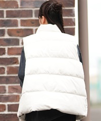 RVCA ルーカ ベスト レディース 軽量 バックプリント ロゴ RVCA PUFFER