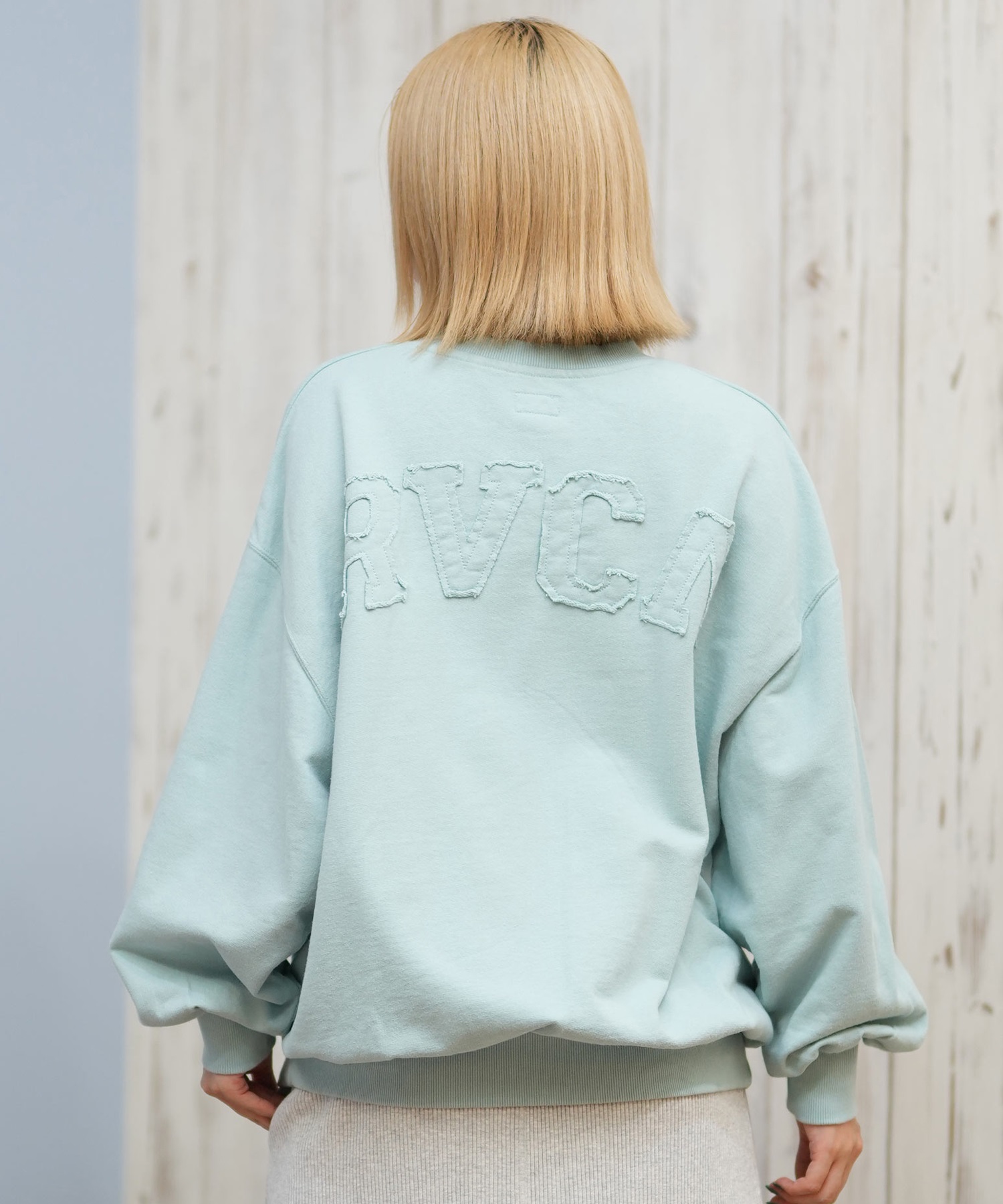 RVCA ルーカ トレーナー スウェット レディース クルーネック バック