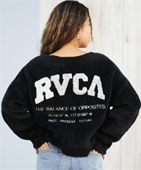 RVCA ルーカ ニット セーター カーディガン レディース バックプリント
