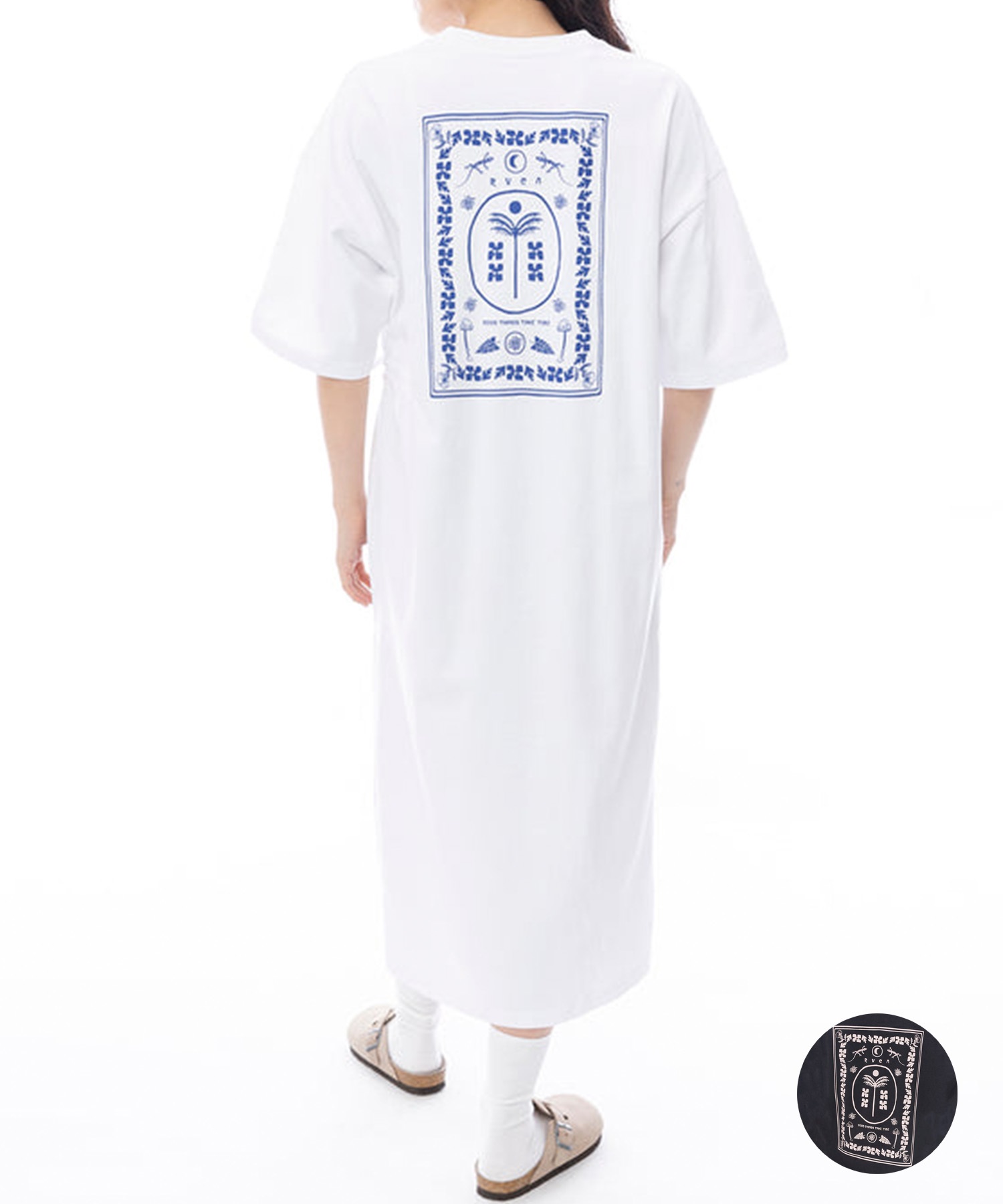 RVCA ルーカ ワンピース レディース Tシャツワンピース バックプリント