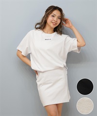 RVCA ルーカ ワンピース レディース Tシャツワンピース ワンポイント MINI RVCA RAGLAN TEE DRESS BF04C-350