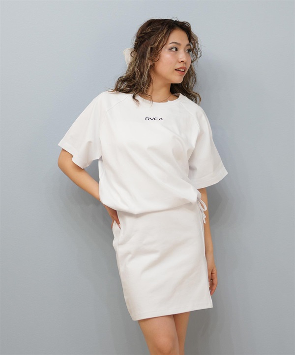 RVCA ルーカ ワンピース レディース Tシャツワンピース ワンポイント MINI RVCA RAGLAN TEE DRESS BF04C-350