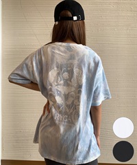 RVCA ルーカ 半袖 Tシャツ レディース バックプリント BUTTERFLY LOOSE FIT SS TEE BF043-215