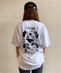 RVCA ルーカ 半袖 Tシャツ レディース バックプリント BUTTERFLY LOOSE FIT SS TEE BF043-215