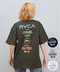 RVCA ルーカ 半袖 Tシャツ レディース バックプリント ロゴ SOUVENIR LOOSE FIT ST BF043-P20