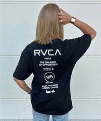 RVCA ルーカ 半袖 Tシャツ レディース バックプリント ロゴ SOUVENIR LOOSE FIT ST BF043-P20
